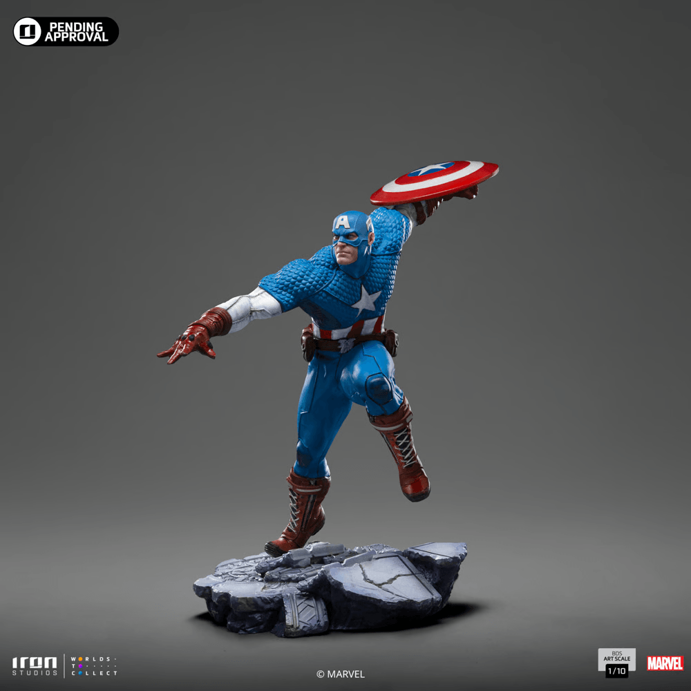 IRO55312 Captain America - Captain America 1:10 Scale Statue - Iron Studios - Titan Pop Culture