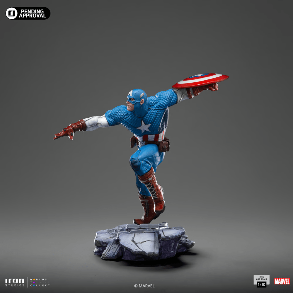 IRO55312 Captain America - Captain America 1:10 Scale Statue - Iron Studios - Titan Pop Culture