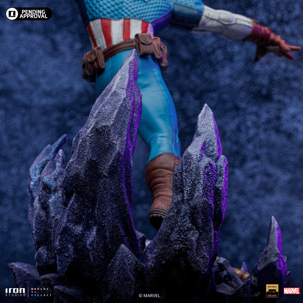 IRO55329 Captain America - Captain America Deluxe 1:10 Scale Statue - Iron Studios - Titan Pop Culture