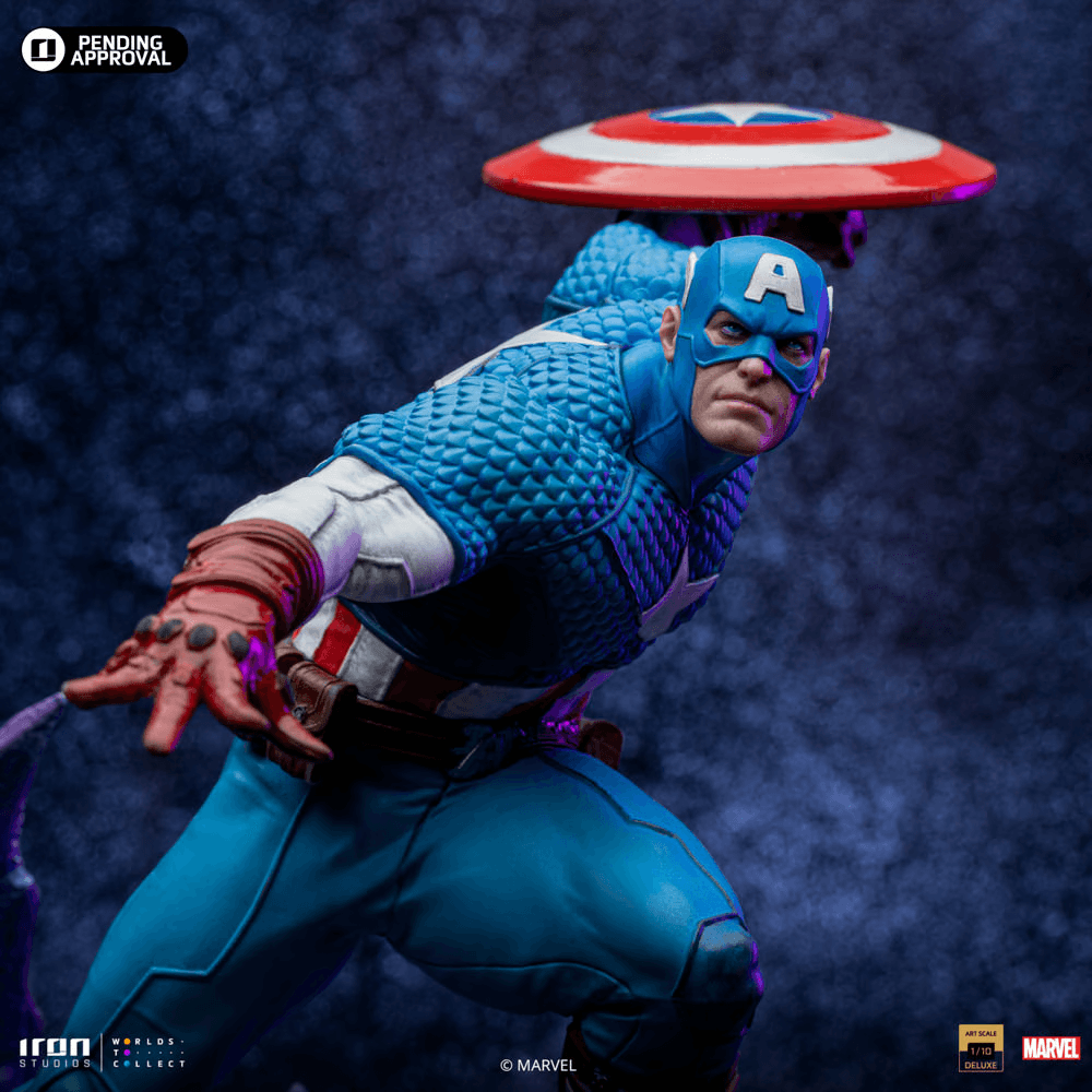 IRO55329 Captain America - Captain America Deluxe 1:10 Scale Statue - Iron Studios - Titan Pop Culture