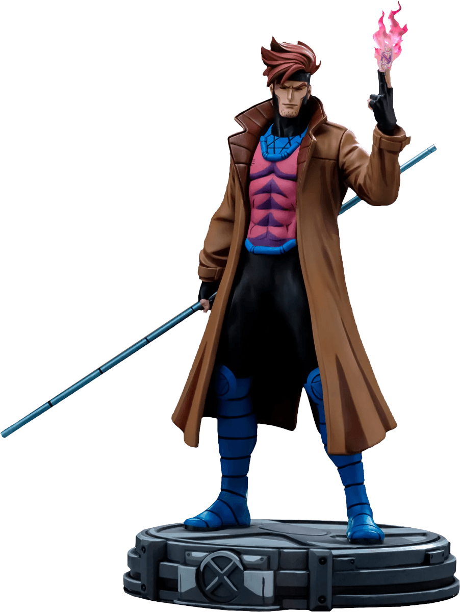 IRO55367 X-Men - '97 Gambit 1:10 Scale Statue - Iron Studios - Titan Pop Culture