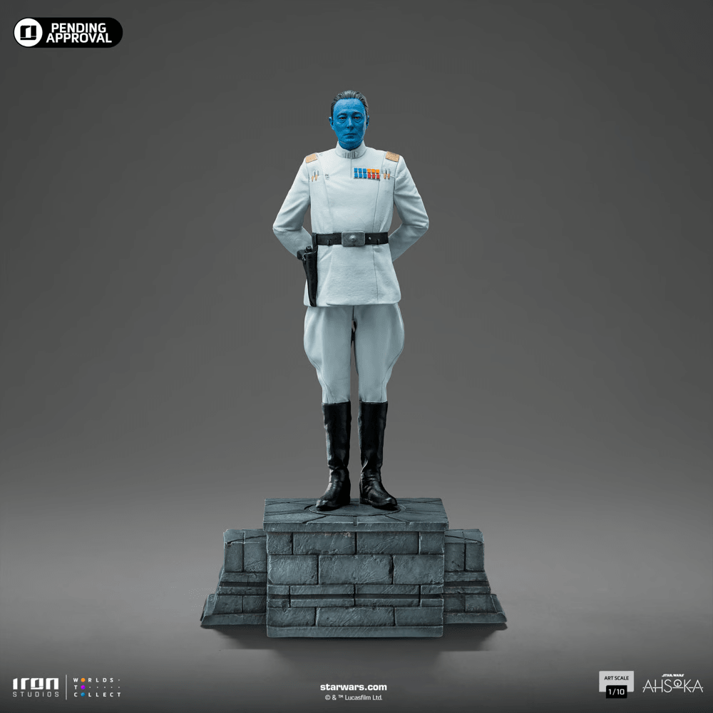 IRO55565 Star Wars: Ahsoka - Grand Admiral Thrawn 1:10 Statue - Iron Studios - Titan Pop Culture
