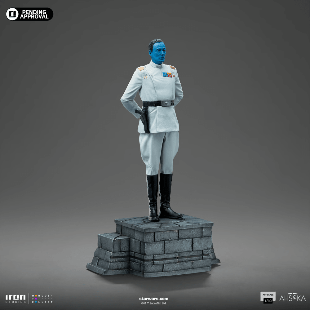 IRO55565 Star Wars: Ahsoka - Grand Admiral Thrawn 1:10 Statue - Iron Studios - Titan Pop Culture