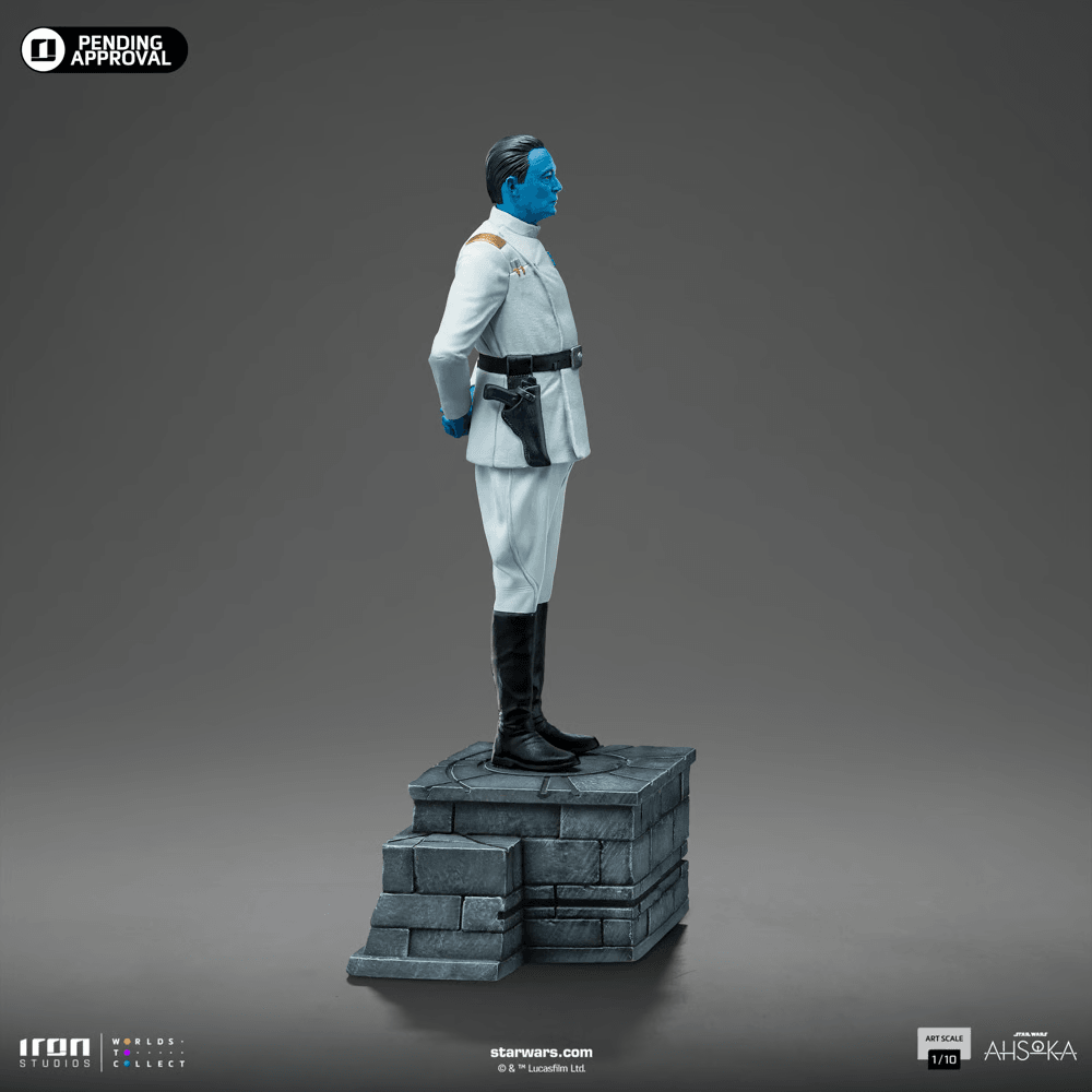 IRO55565 Star Wars: Ahsoka - Grand Admiral Thrawn 1:10 Statue - Iron Studios - Titan Pop Culture