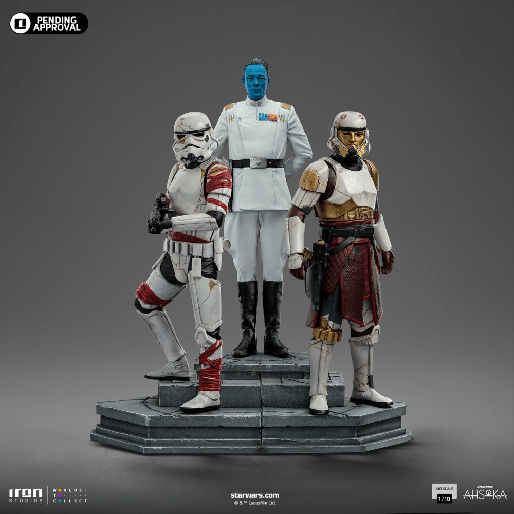 IRO55565 Star Wars: Ahsoka - Grand Admiral Thrawn 1:10 Statue - Iron Studios - Titan Pop Culture