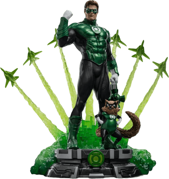 IRO55688 Green Lantern (comics) - Unleashed Deluxe 1:10 Scale Statue - Iron Studios - Titan Pop Culture