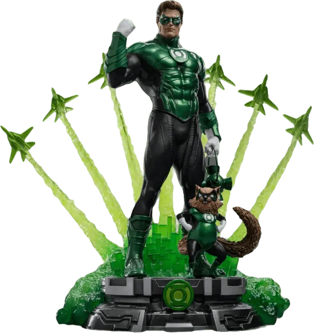 IRO55688 Green Lantern (comics) - Unleashed Deluxe 1:10 Scale Statue - Iron Studios - Titan Pop Culture