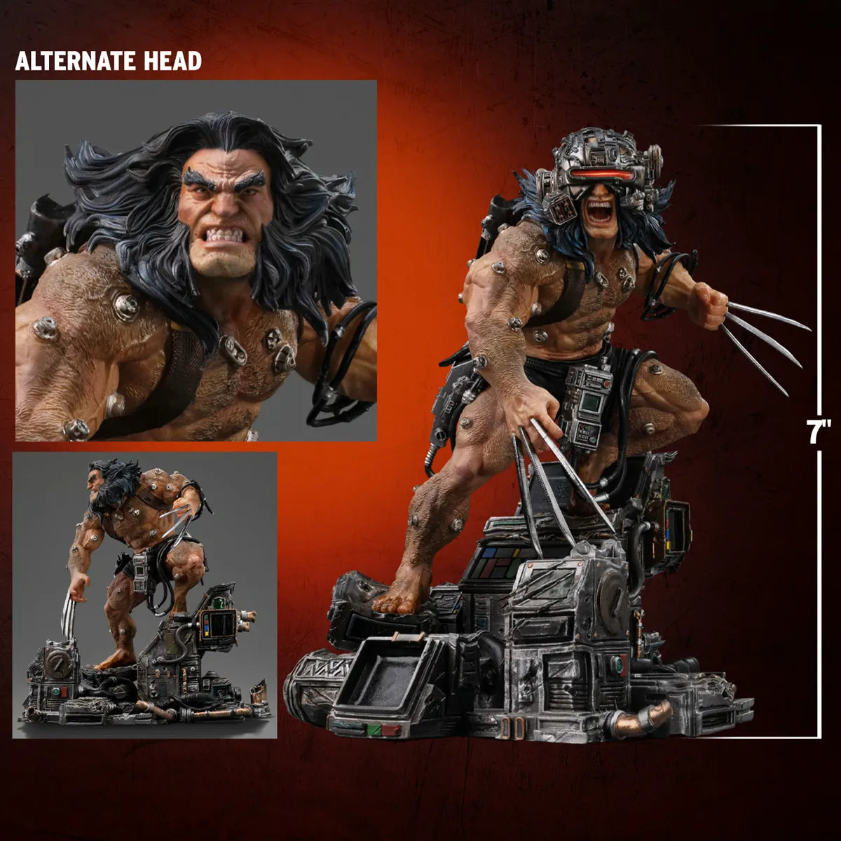 IRO55695 X-Men: Wolverine 50th - Weapon X 1:10 Scale Statue - Iron Studios - Titan Pop Culture