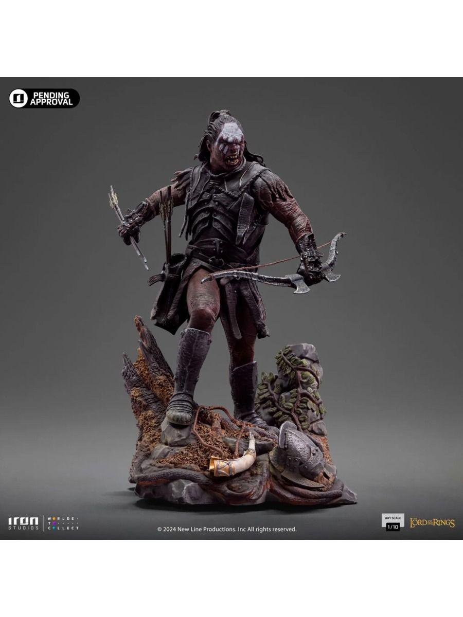IRO55718 The Lord of the Rings - Lurtz, Uruk-Hai Leader 1:10 Scale Statue - Iron Studios - Titan Pop Culture