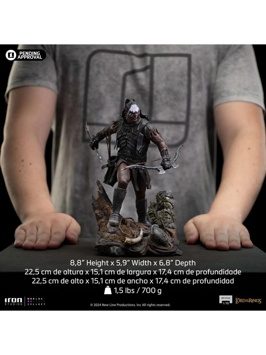 IRO55718 The Lord of the Rings - Lurtz, Uruk-Hai Leader 1:10 Scale Statue - Iron Studios - Titan Pop Culture