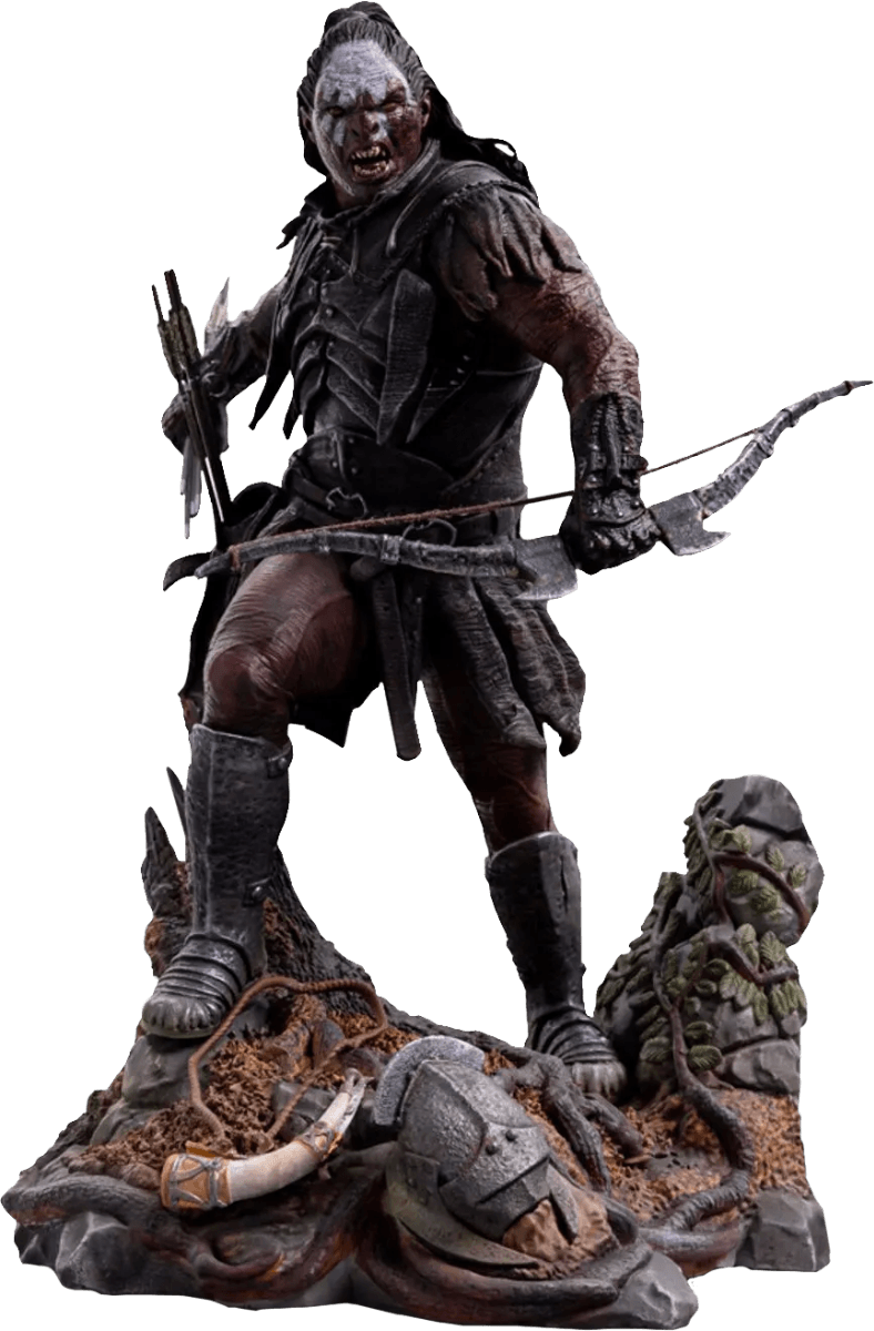 IRO55718 The Lord of the Rings - Lurtz, Uruk-Hai Leader 1:10 Scale Statue - Iron Studios - Titan Pop Culture