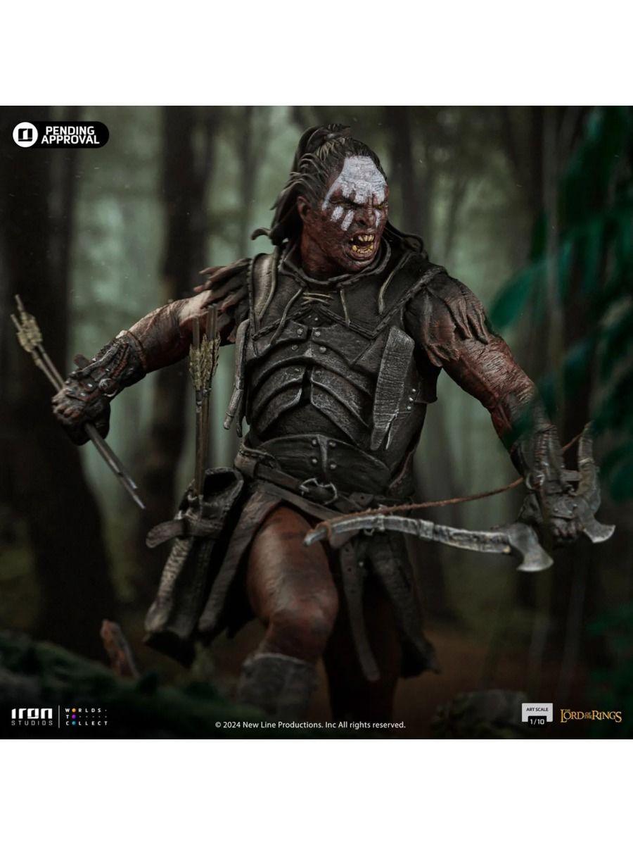 IRO55718 The Lord of the Rings - Lurtz, Uruk-Hai Leader 1:10 Scale Statue - Iron Studios - Titan Pop Culture