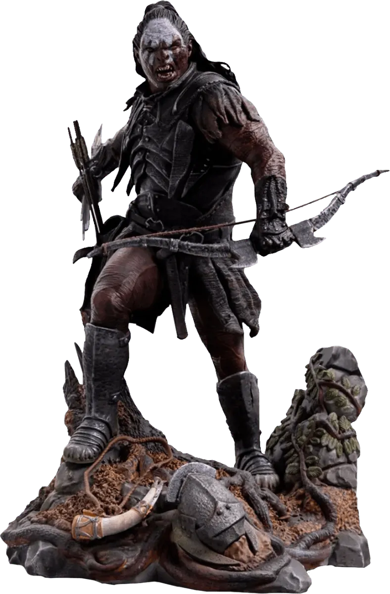 IRO55718 The Lord of the Rings - Lurtz, Uruk-Hai Leader 1:10 Scale Statue - Iron Studios - Titan Pop Culture