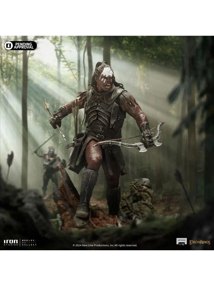 IRO55718 The Lord of the Rings - Lurtz, Uruk-Hai Leader 1:10 Scale Statue - Iron Studios - Titan Pop Culture