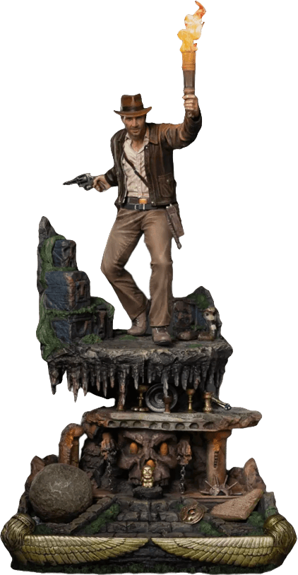 IRO55725 Indiana Jones - Indiana Jones Deluxe 1:10 Scale Statue - Iron Studios - Titan Pop Culture
