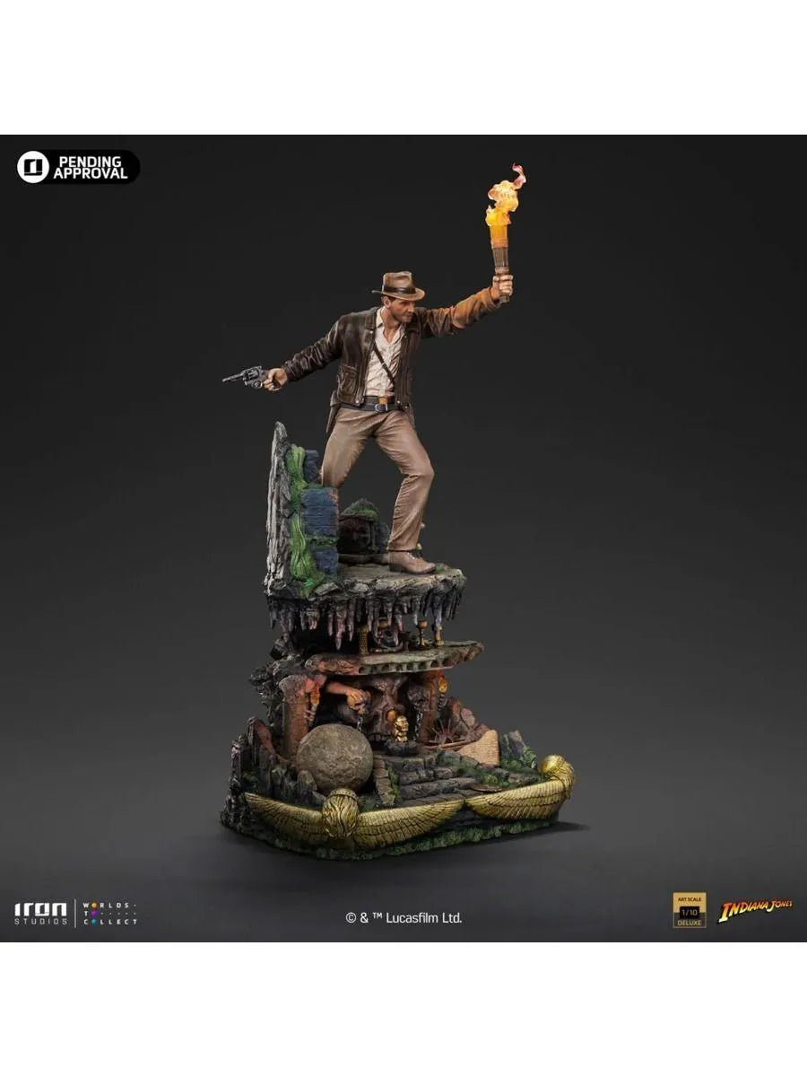 IRO55725 Indiana Jones - Indiana Jones Deluxe 1:10 Scale Statue - Iron Studios - Titan Pop Culture