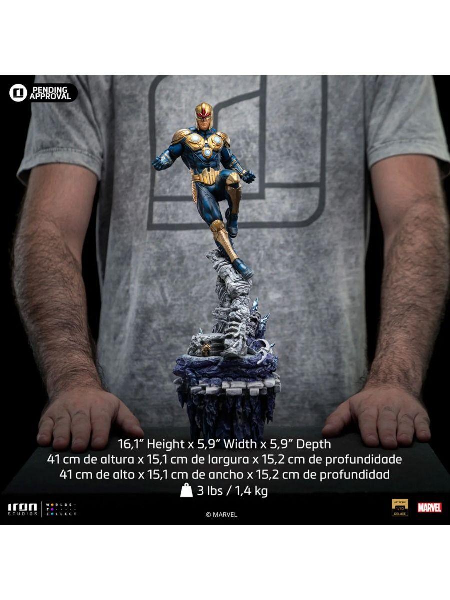 IRO55749 Marvel - Nova Deluxe 1:10 Scale Statue - Iron Studios - Titan Pop Culture