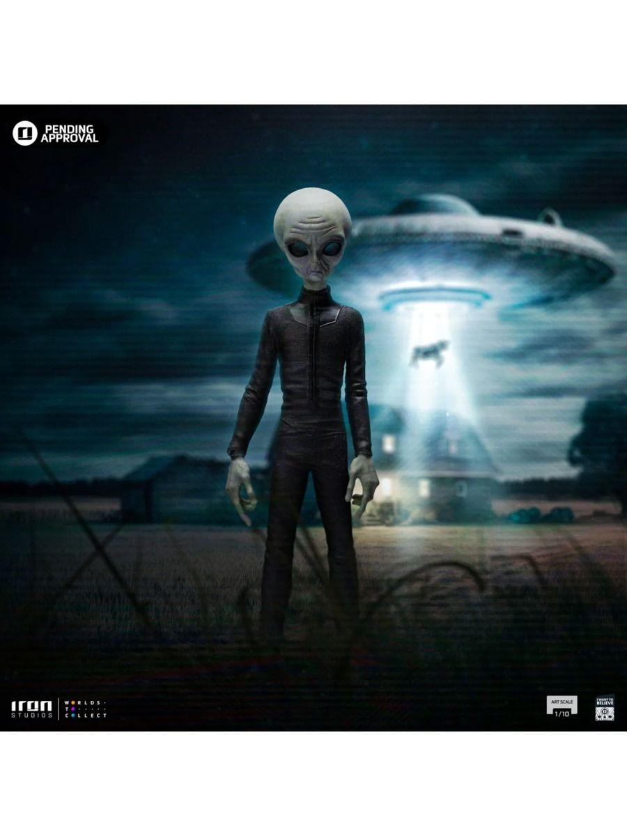 IRO55893 I Want To Believe - Grey Alien 1:10 Scale Statue - Iron Studios - Titan Pop Culture