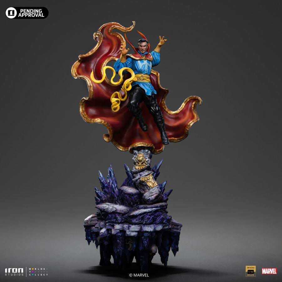 IRO55992 Thanos Vs Avengers - Dr. Strange Deluxe 1:10 Scale Statue - Iron Studios - Titan Pop Culture