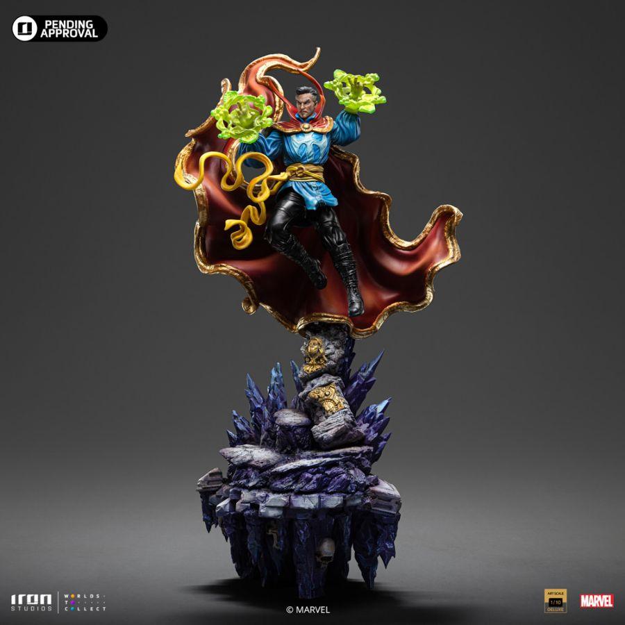 IRO55992 Thanos Vs Avengers - Dr. Strange Deluxe 1:10 Scale Statue - Iron Studios - Titan Pop Culture