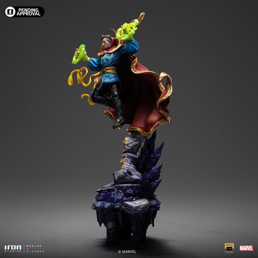 IRO55992 Thanos Vs Avengers - Dr. Strange Deluxe 1:10 Scale Statue - Iron Studios - Titan Pop Culture