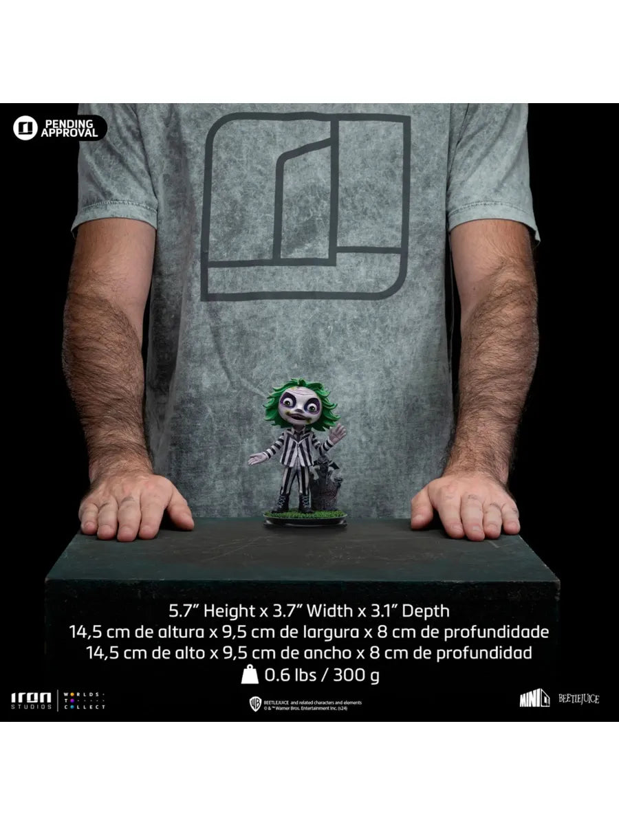 IRO56074 Beetlejuice 2 - Beetlejuice Minico Vinyl - Iron Studios - Titan Pop Culture