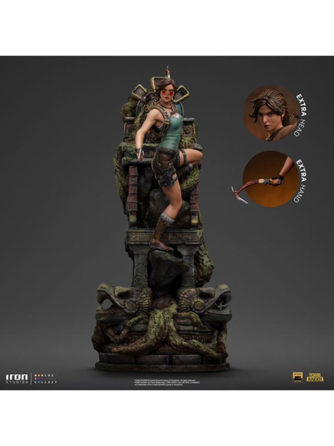 IRO56081 Tomb Raider - Lara Croft Deluxe 1:10 Scale Statue - Iron Studios - Titan Pop Culture