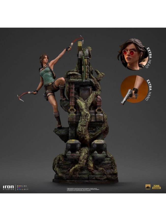 IRO56081 Tomb Raider - Lara Croft Deluxe 1:10 Scale Statue - Iron Studios - Titan Pop Culture