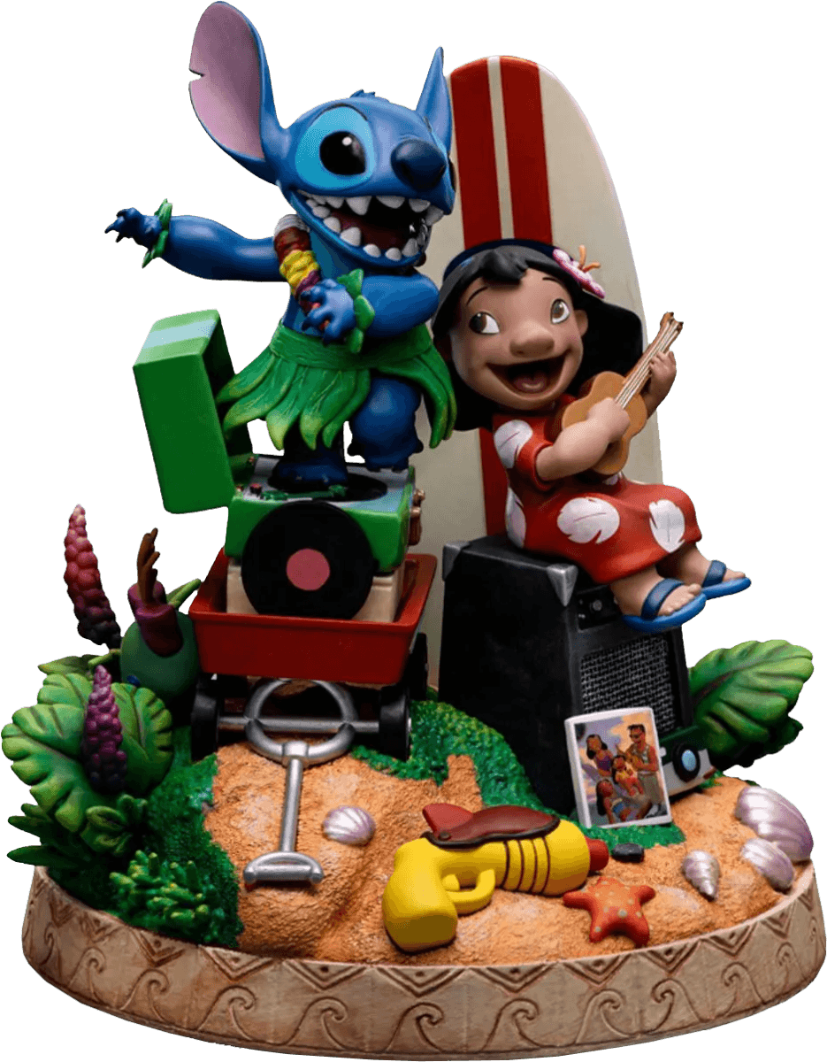 IRO56098 Lilo & Stitch - Lilo & Stitch Deluxe 1:10 Statue - Iron Studios - Titan Pop Culture