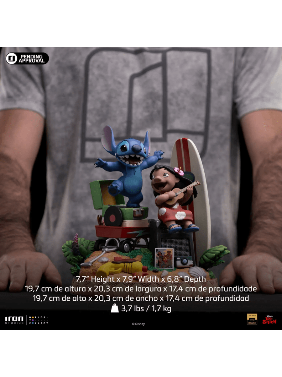 IRO56098 Lilo & Stitch - Lilo & Stitch Deluxe 1:10 Statue - Iron Studios - Titan Pop Culture