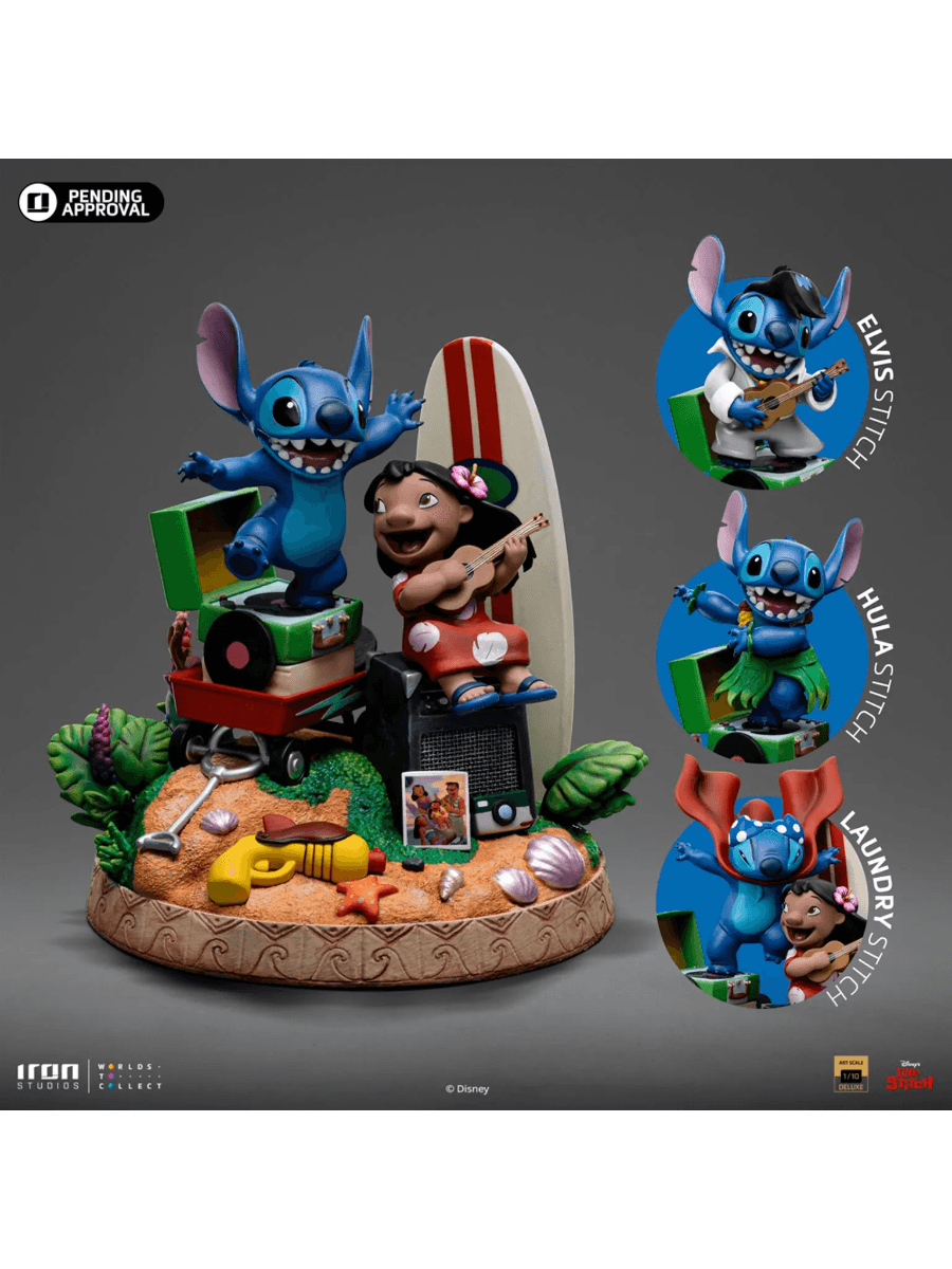 IRO56098 Lilo & Stitch - Lilo & Stitch Deluxe 1:10 Statue - Iron Studios - Titan Pop Culture