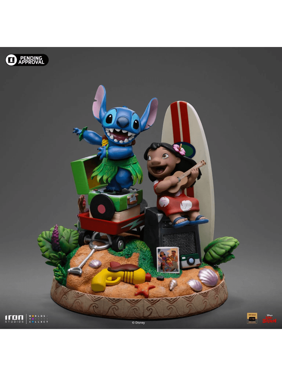 IRO56098 Lilo & Stitch - Lilo & Stitch Deluxe 1:10 Statue - Iron Studios - Titan Pop Culture