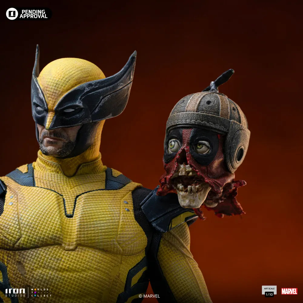 IRO56296 Deadpool & Wolverine - Wolverine & Headpool 1:10 Statue - Iron Studios - Titan Pop Culture