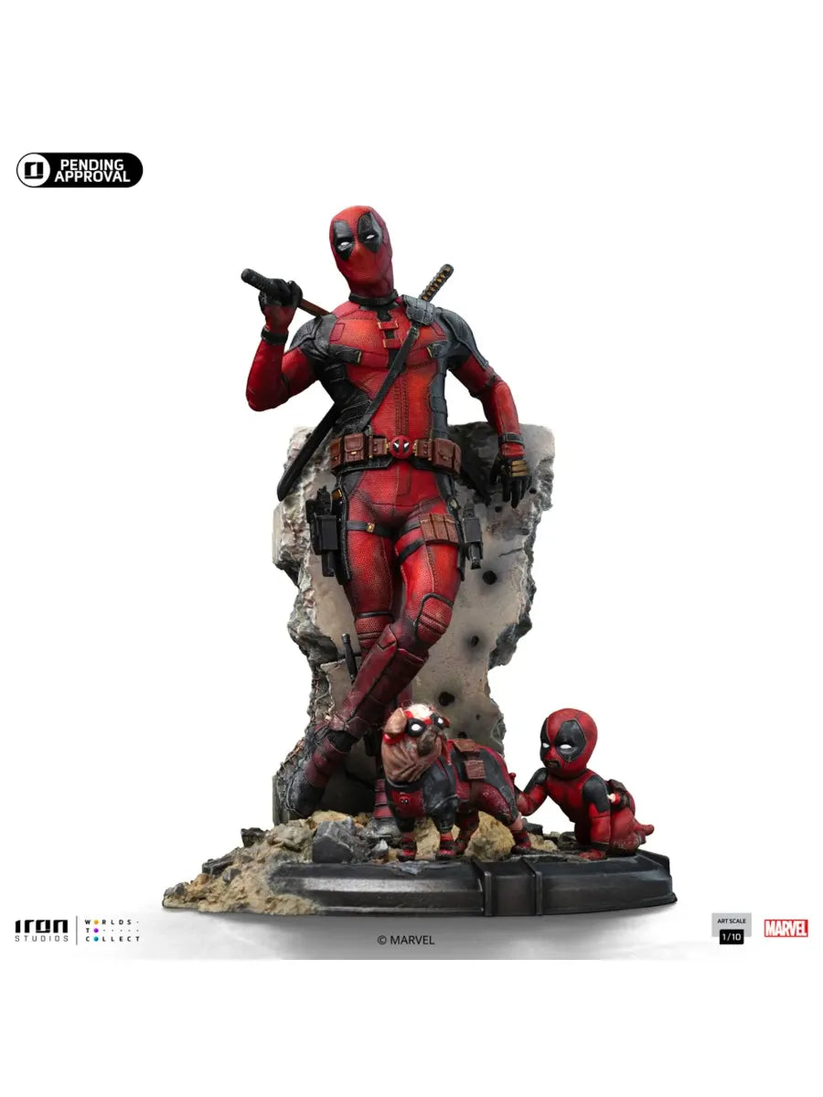 IRO56302 Deadpool & Wolverine - Deadpool 1:10 Statue - Iron Studios - Titan Pop Culture