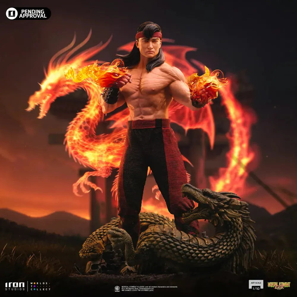 IRO56326 Mortal Kombat - Liu Kang 1:10 Scale Statue - Iron Studios - Titan Pop Culture