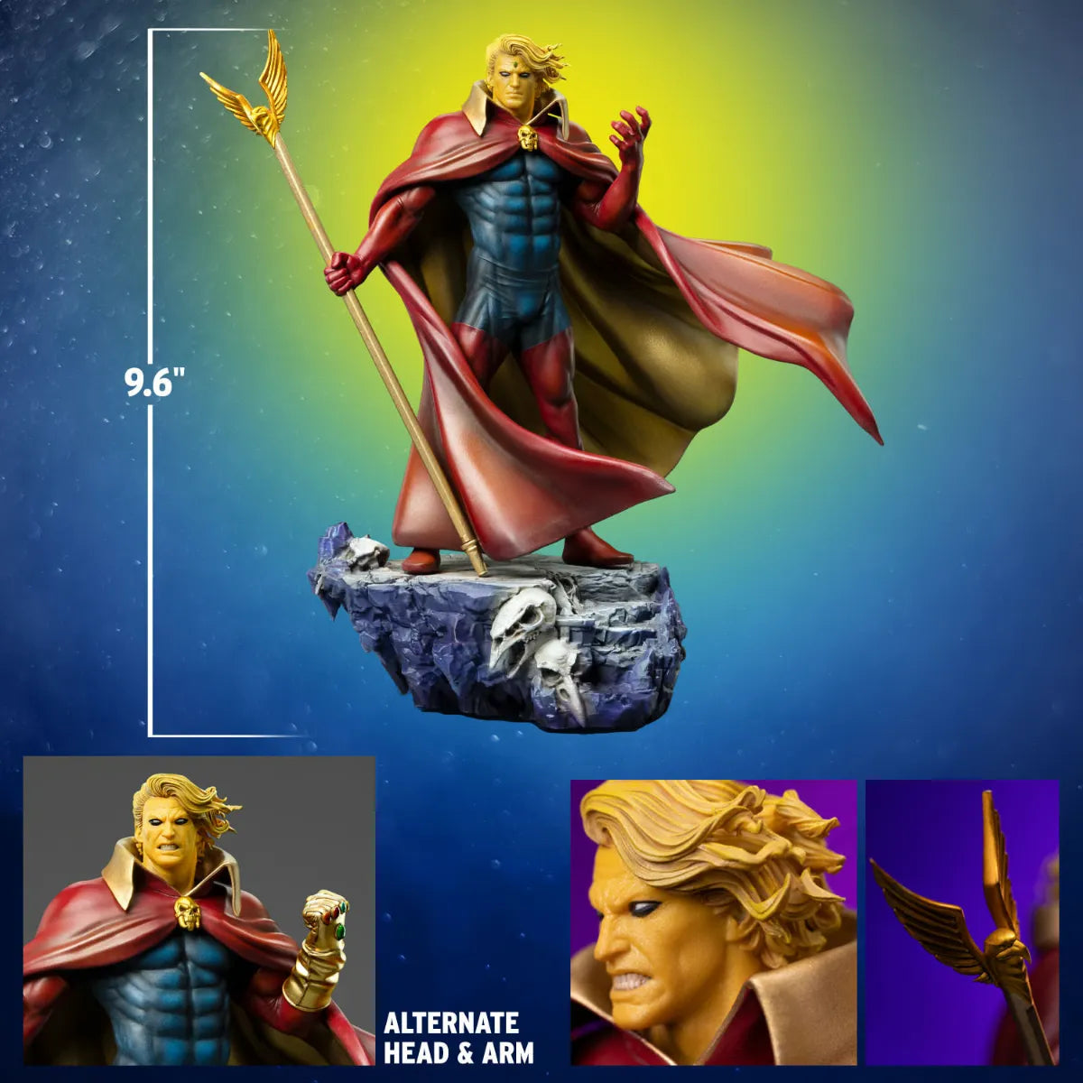 IRO56333 Fantastic 4 - Adam Warlock 1:10 Scale Statue - Iron Studios - Titan Pop Culture