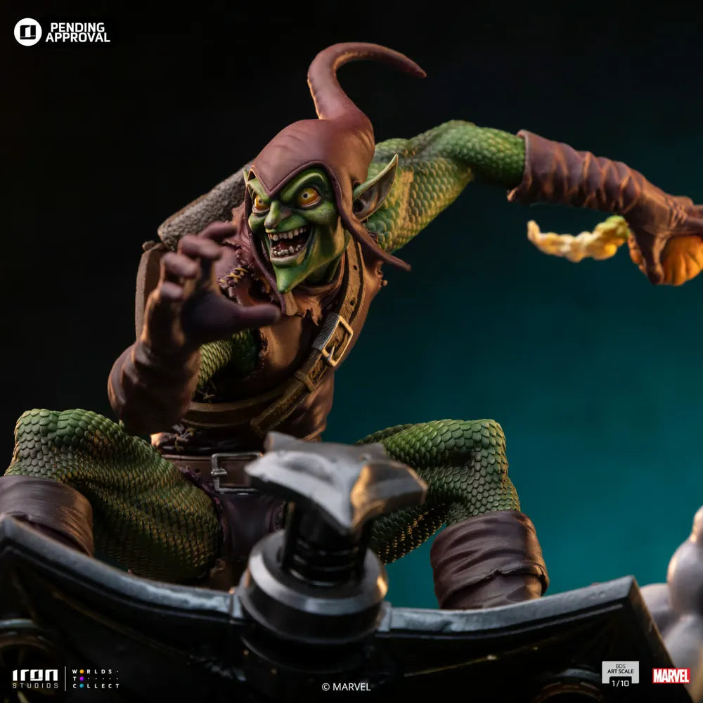 IRO56340 Marvel Comics: Sinister 6 - Green Goblin 1:10 Scale Statue - Iron Studios - Titan Pop Culture