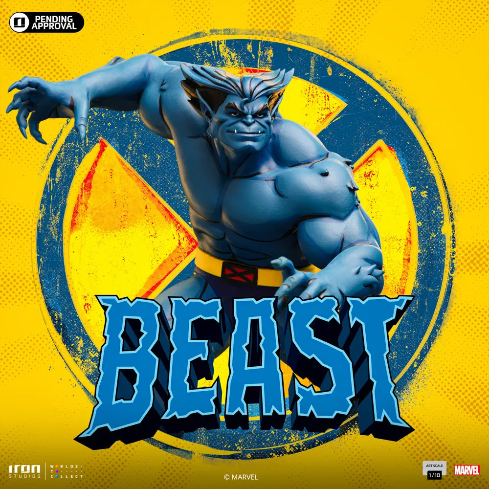 IRO56371 X-Men - '97 Beast 1:10 Scale Statue - Iron Studios - Titan Pop Culture