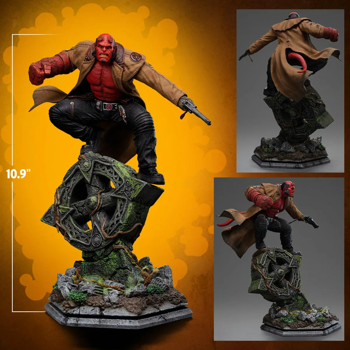 IRO56395 Hellboy 2 - Hellboy 1:10 Scale Statue - Iron Studios - Titan Pop Culture