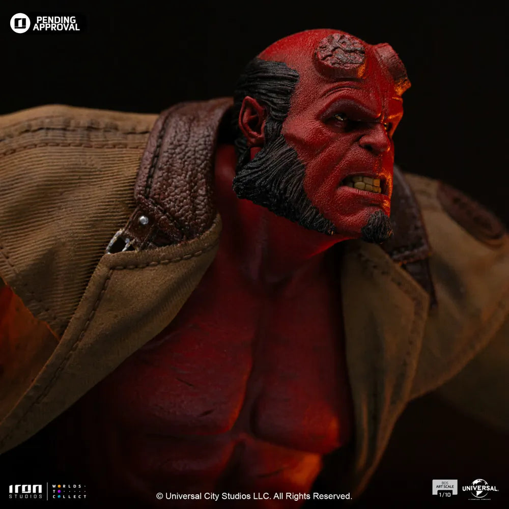 IRO56395 Hellboy 2 - Hellboy 1:10 Scale Statue - Iron Studios - Titan Pop Culture