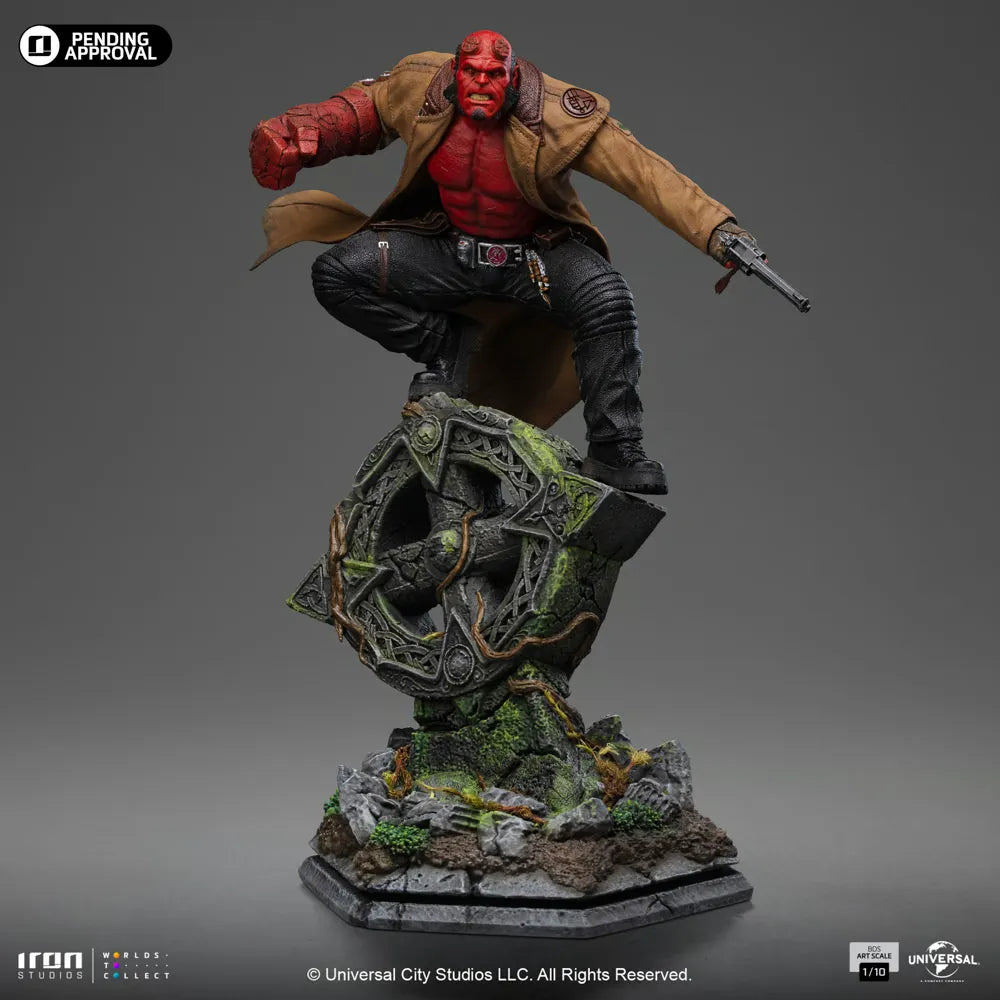 IRO56395 Hellboy 2 - Hellboy 1:10 Scale Statue - Iron Studios - Titan Pop Culture