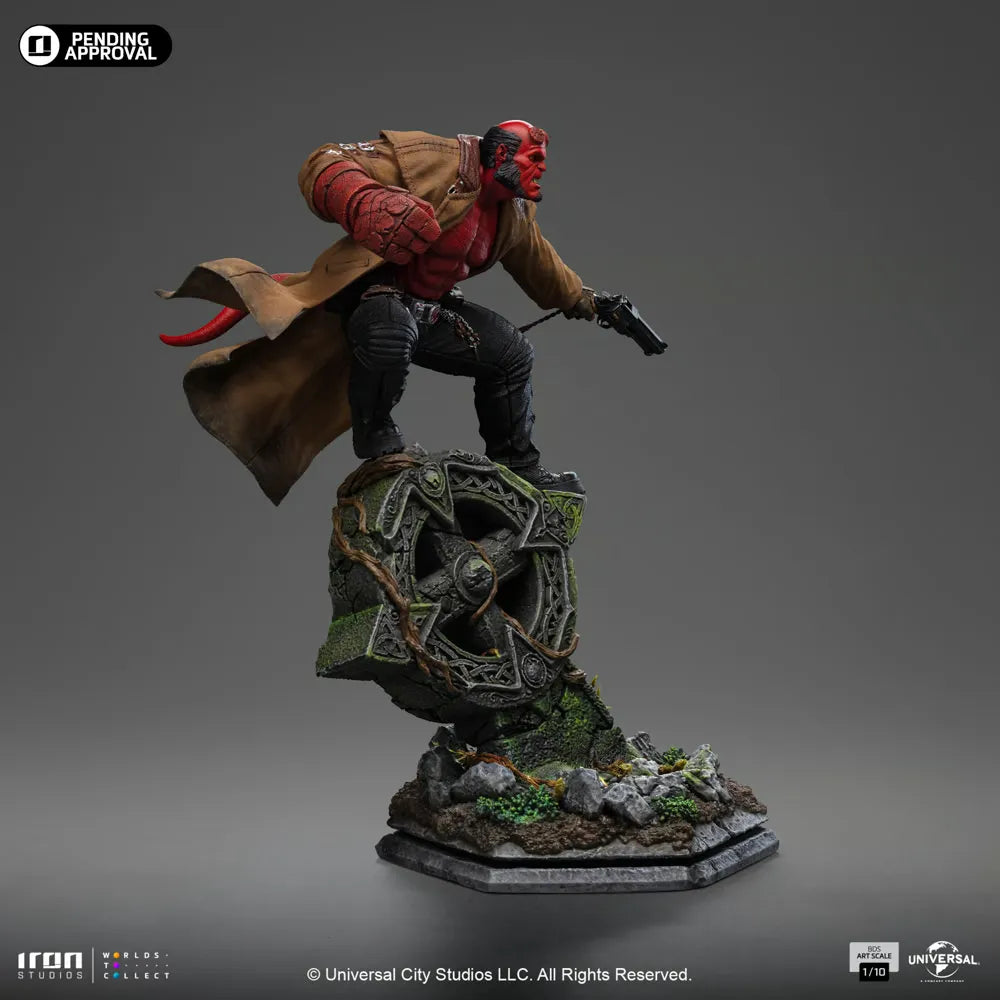 IRO56395 Hellboy 2 - Hellboy 1:10 Scale Statue - Iron Studios - Titan Pop Culture