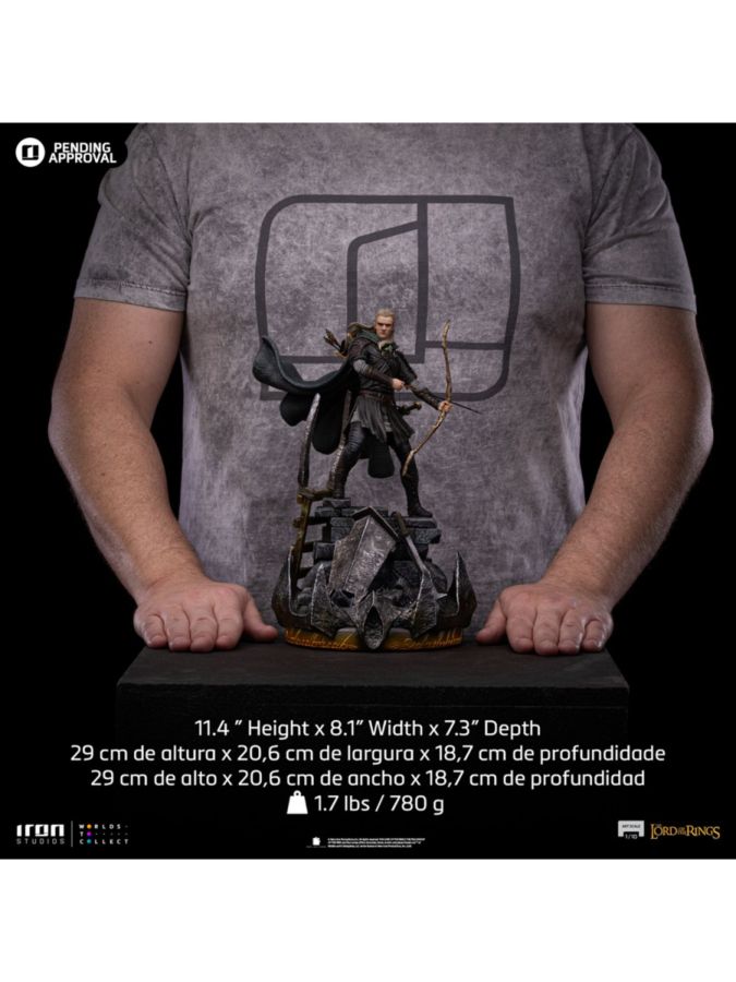 IRO56425 The Lord of the Rings - Legolas Unleashed 1:10 Scale Statue - Iron Studios - Titan Pop Culture