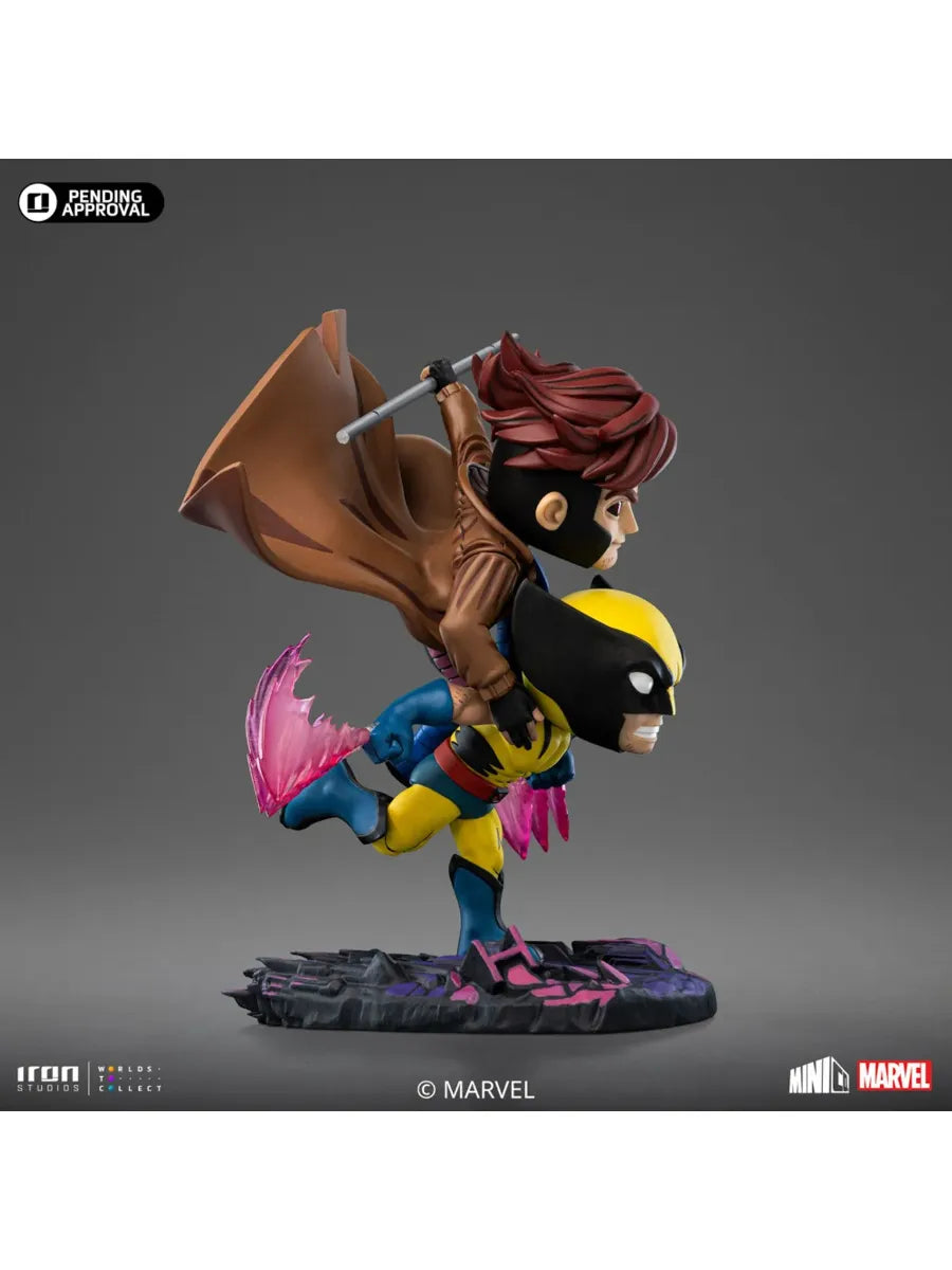 IRO56494 X-Men '97 - Gambit & Wolverine MiniCO Vinyl - Iron Studios - Titan Pop Culture