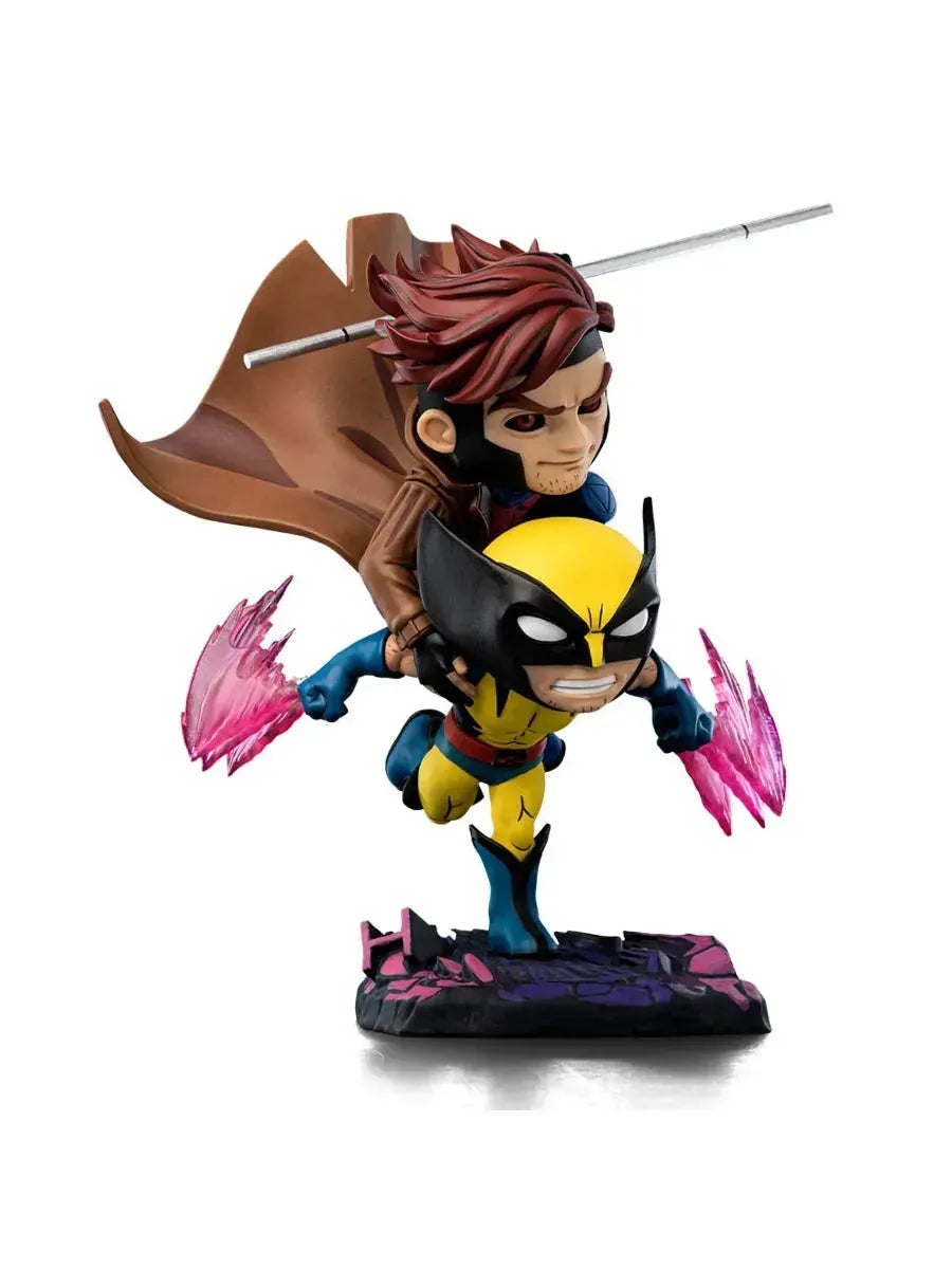 IRO56494 X-Men '97 - Gambit & Wolverine MiniCO Vinyl - Iron Studios - Titan Pop Culture