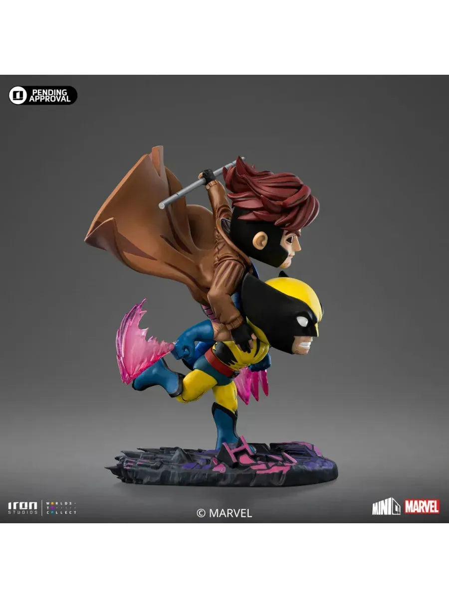 IRO56494 X-Men '97 - Gambit & Wolverine MiniCO Vinyl - Iron Studios - Titan Pop Culture