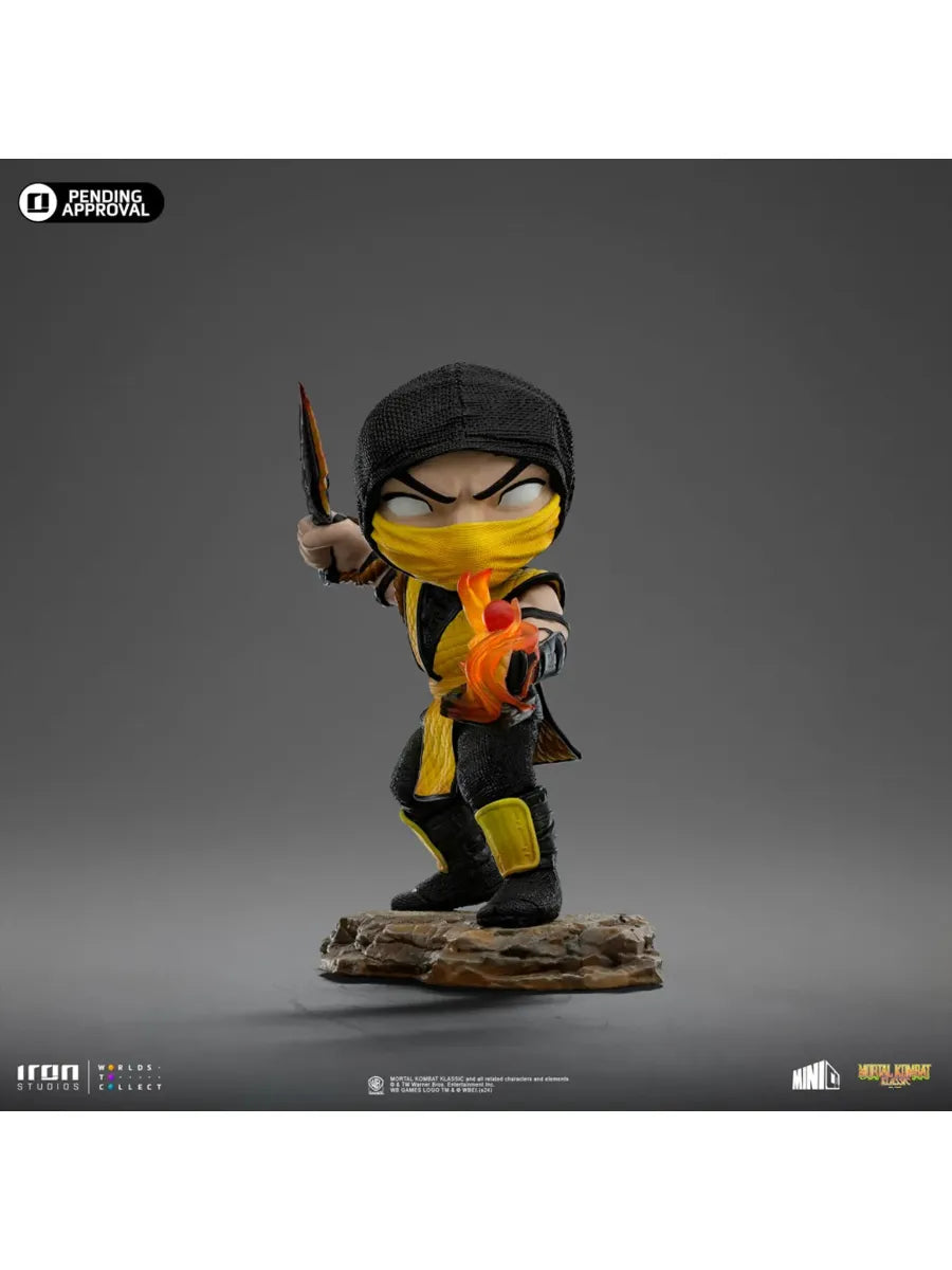 IRO56517 Mortal Kombat - Scorpion MiniCO Vinyl Figure - Iron Studios - Titan Pop Culture