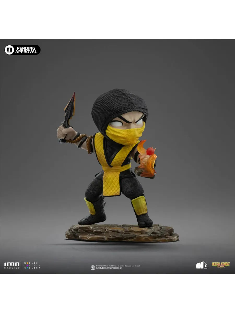 IRO56517 Mortal Kombat - Scorpion MiniCO Vinyl Figure - Iron Studios - Titan Pop Culture