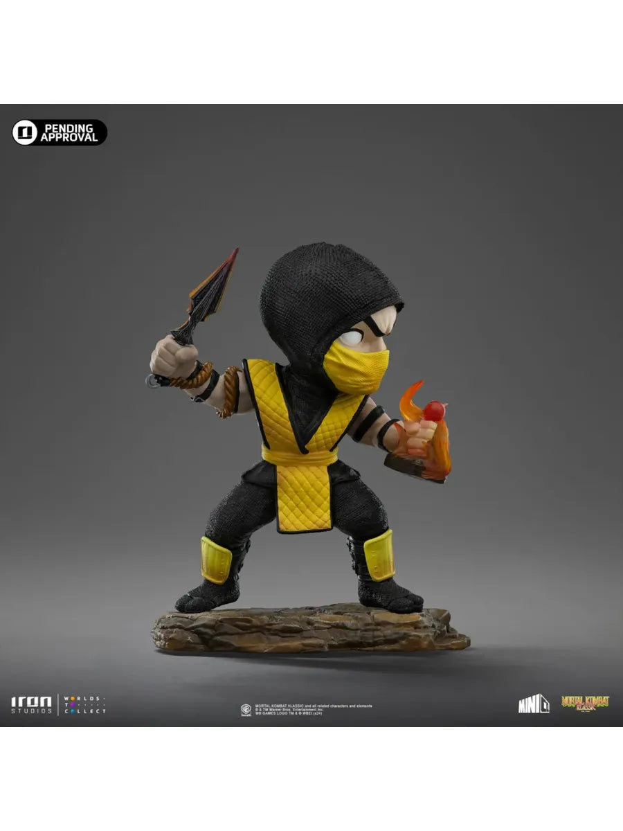 IRO56517 Mortal Kombat - Scorpion MiniCO Vinyl Figure - Iron Studios - Titan Pop Culture