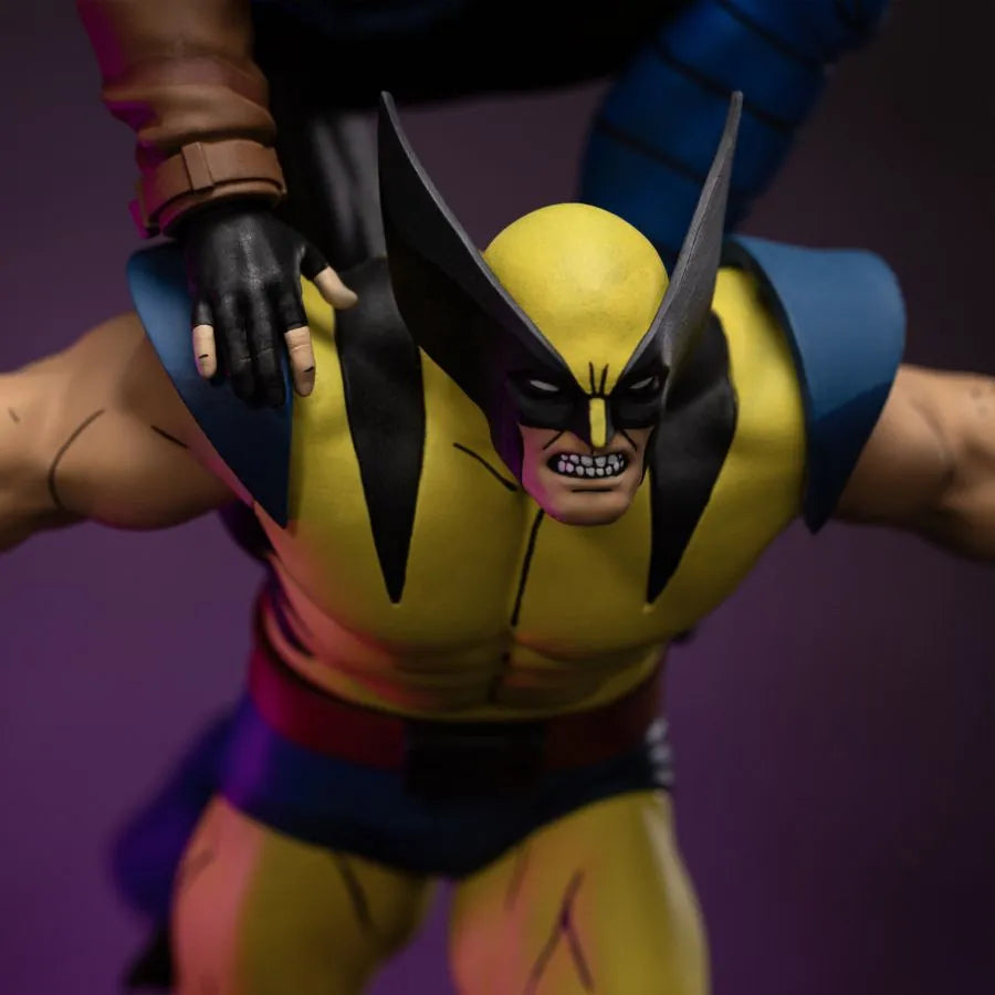 IRO56616 X-Men - '97 Gambit & Wolverine Deluxe 1:10 Scale Statue - Iron Studios - Titan Pop Culture